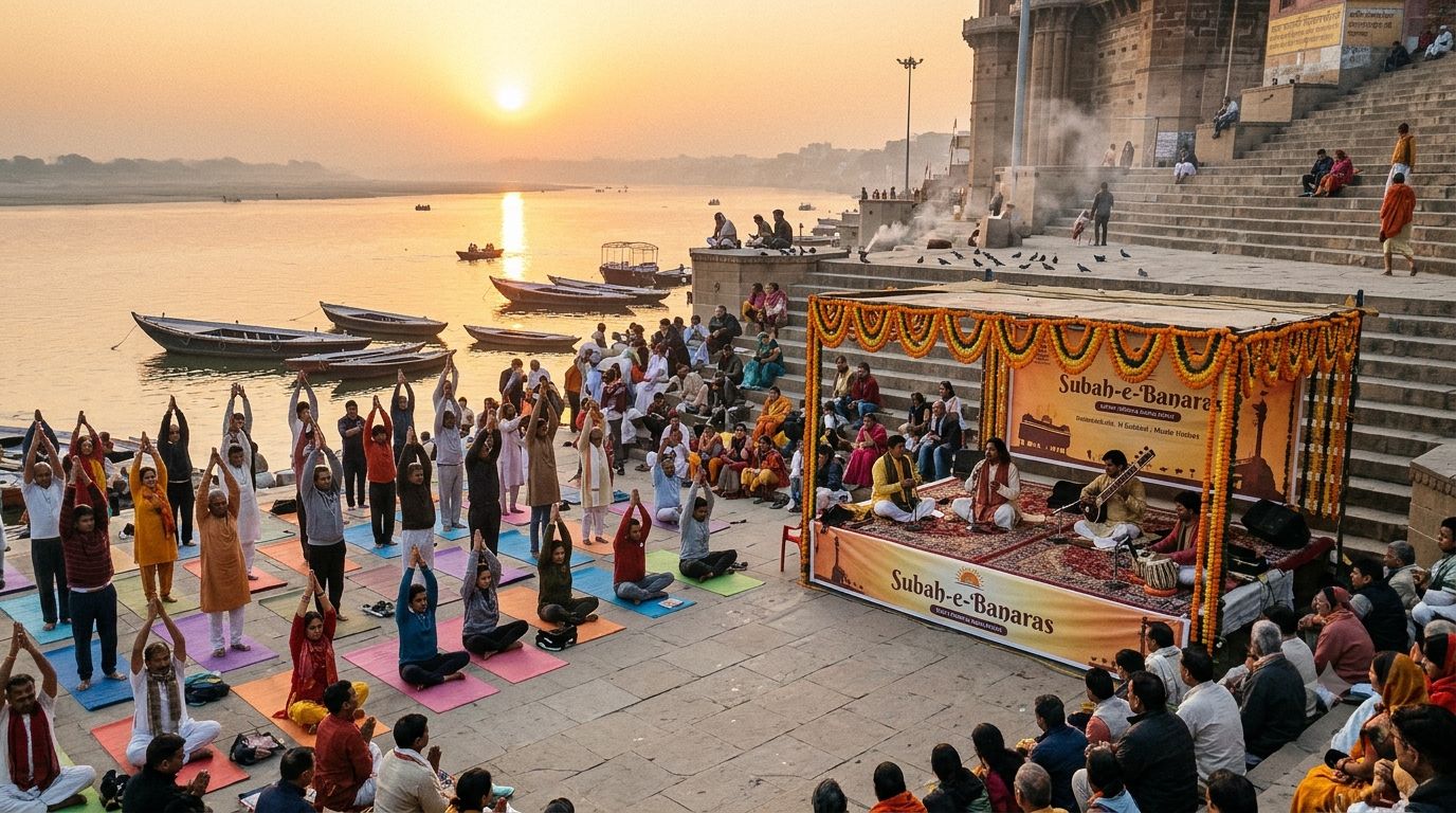 Subah-e-Banaras at Assi Ghat
